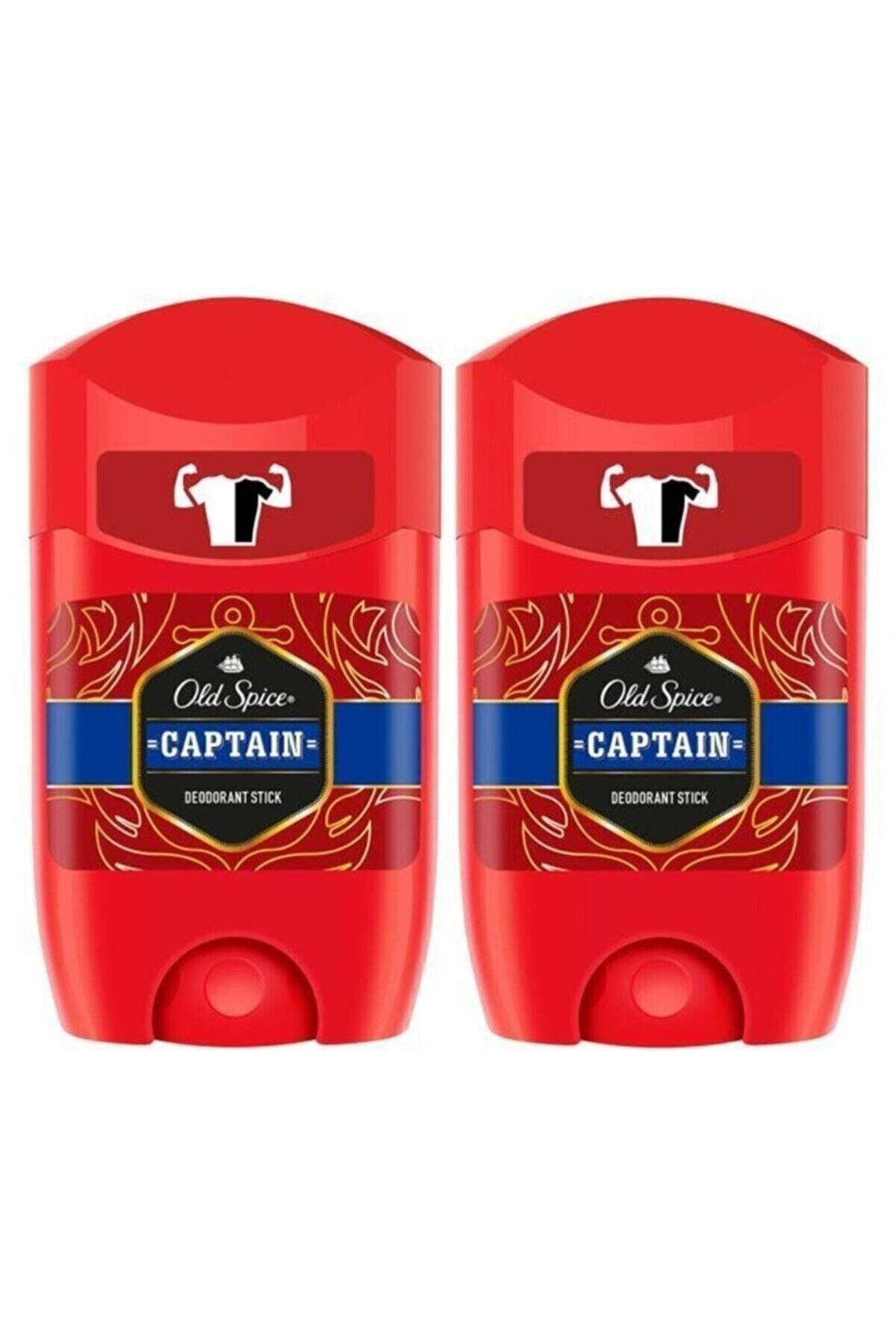 Deo Stick 50 ml Captain 2 Pieces - Lwsstick Old Spice