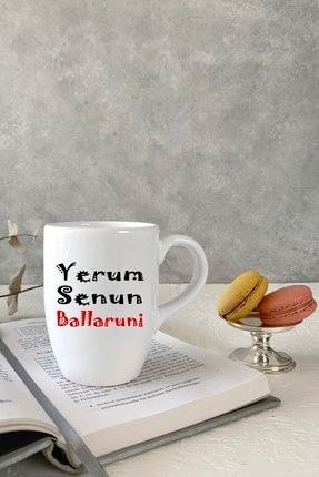 Yerum Senun Ballaruni Beyaz Kupa Bardak Kahve Kupası Kupa Bardak Kahve Fincanı KUP343