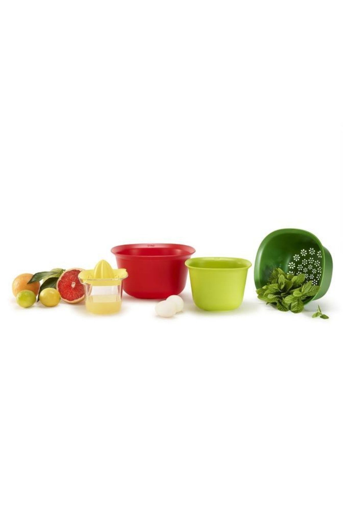 ultraform-طقم وعاء خلط إنترو أحمر 5 قطع 3