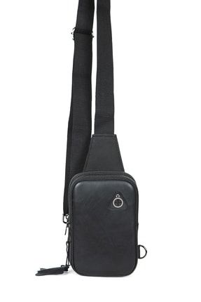 Nw-2042 Hakiki Deri Bodybag Çanta Siyah 21ubyh0060