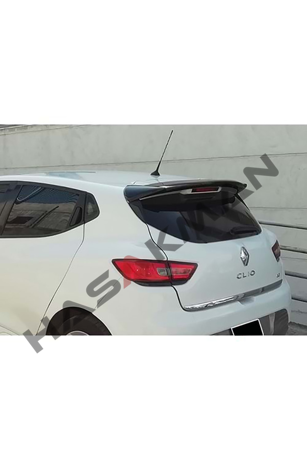 HasAkman Renault Clio 4 Tavan Üstü Sport Spoiler Boyalı 2012 2013 2014 2015 2016 2017 2018 2019 Ithal