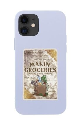 Iphone 12 Makin Groceries Premium Silikonlu Telefon Kılıfı MCIPLMKNGRCRS78