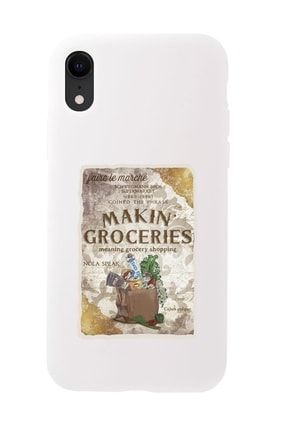 Iphone Xr Makin Groceries Premium Silikonlu Telefon Kılıfı MCIPLMKNGRCRS120