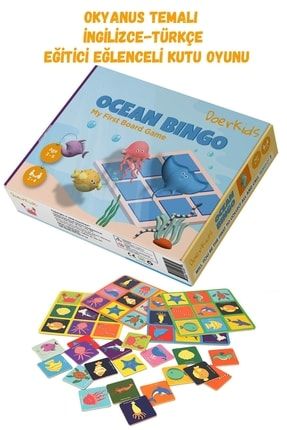 Okul Öncesi Eğitici Kutu Oyunu - Okyanus Tombala 972232-01