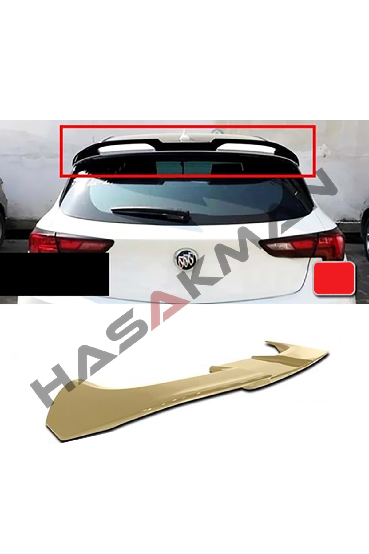 HasAkman Opel Astra K Tavan Üstü Oettinger Spoiler Boyalı 2015 2016 2017 2018 2019 2020 2021 Ithal