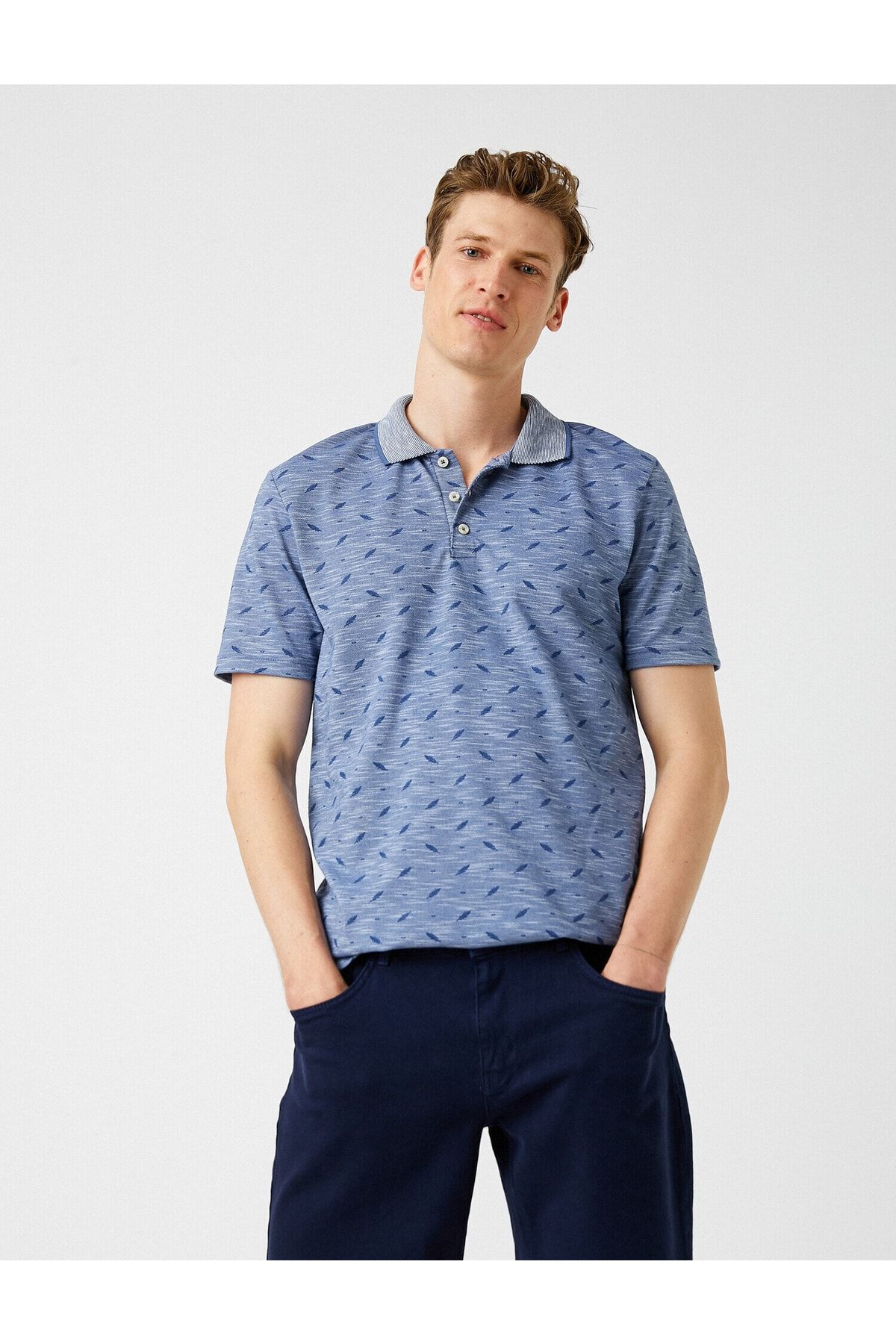 Koton Poloshirt Dunkelblau Regular Fit