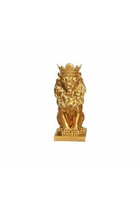 Aslan Kral Heykeli Gold 108