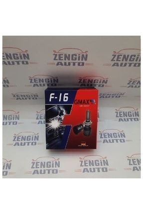Zenginauto F16 Seri Mini Slim H11 Led Xenon Beyaz 12-24v 55w 8000 Lümen gmax f16 h11