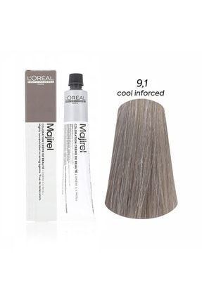 Loreal Majirel Saç Boyası 9.1 Cool Inforced Soğuk Tonlar 50ml COOL-INFORCED