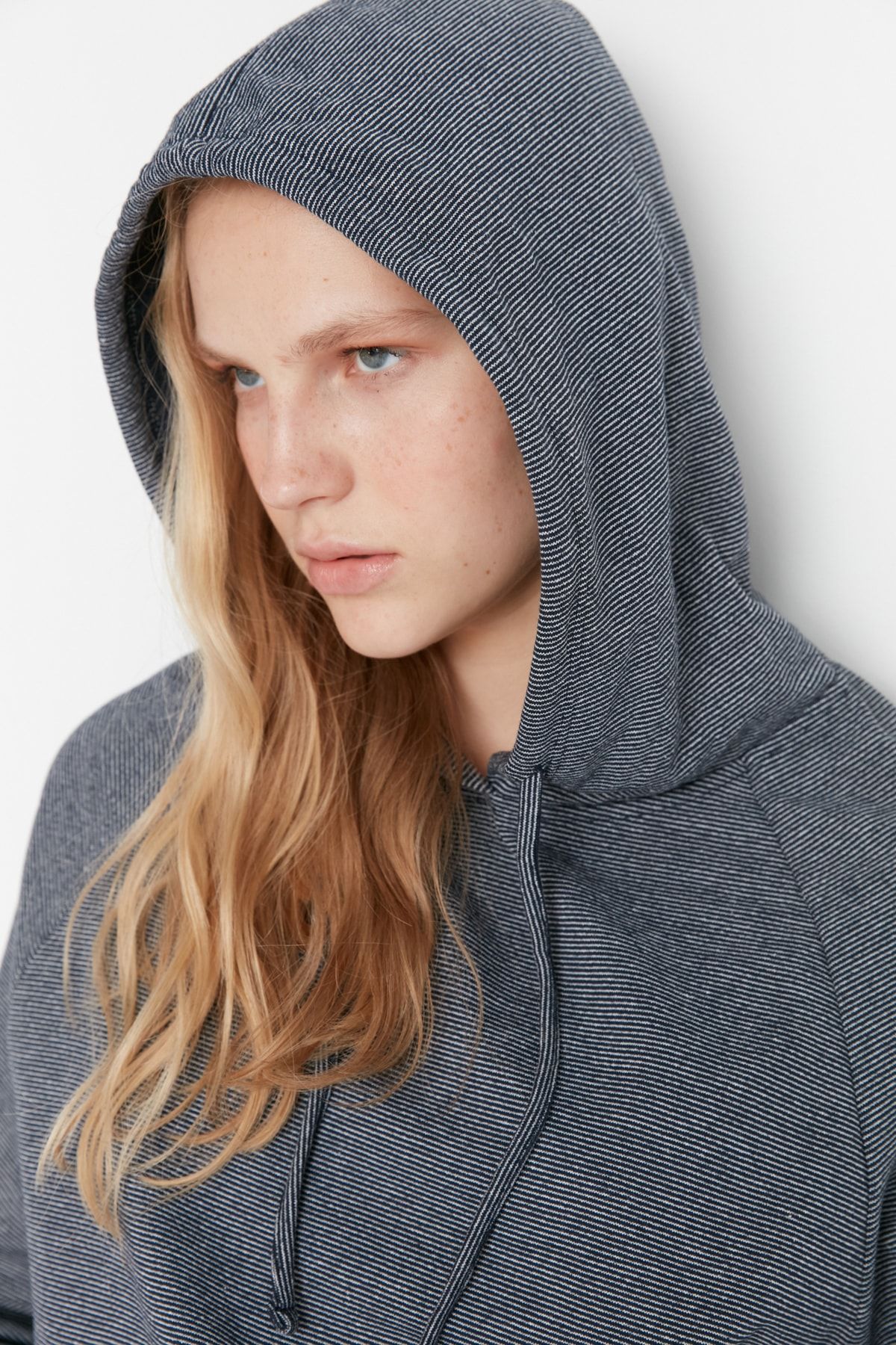 Trendyol Collection Sweatshirt Dunkelblau Oversized YB8135