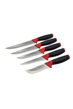 Bıçakçımız Yatağan Red Black Serisi Mutfak Seti 5'li HM20RB009