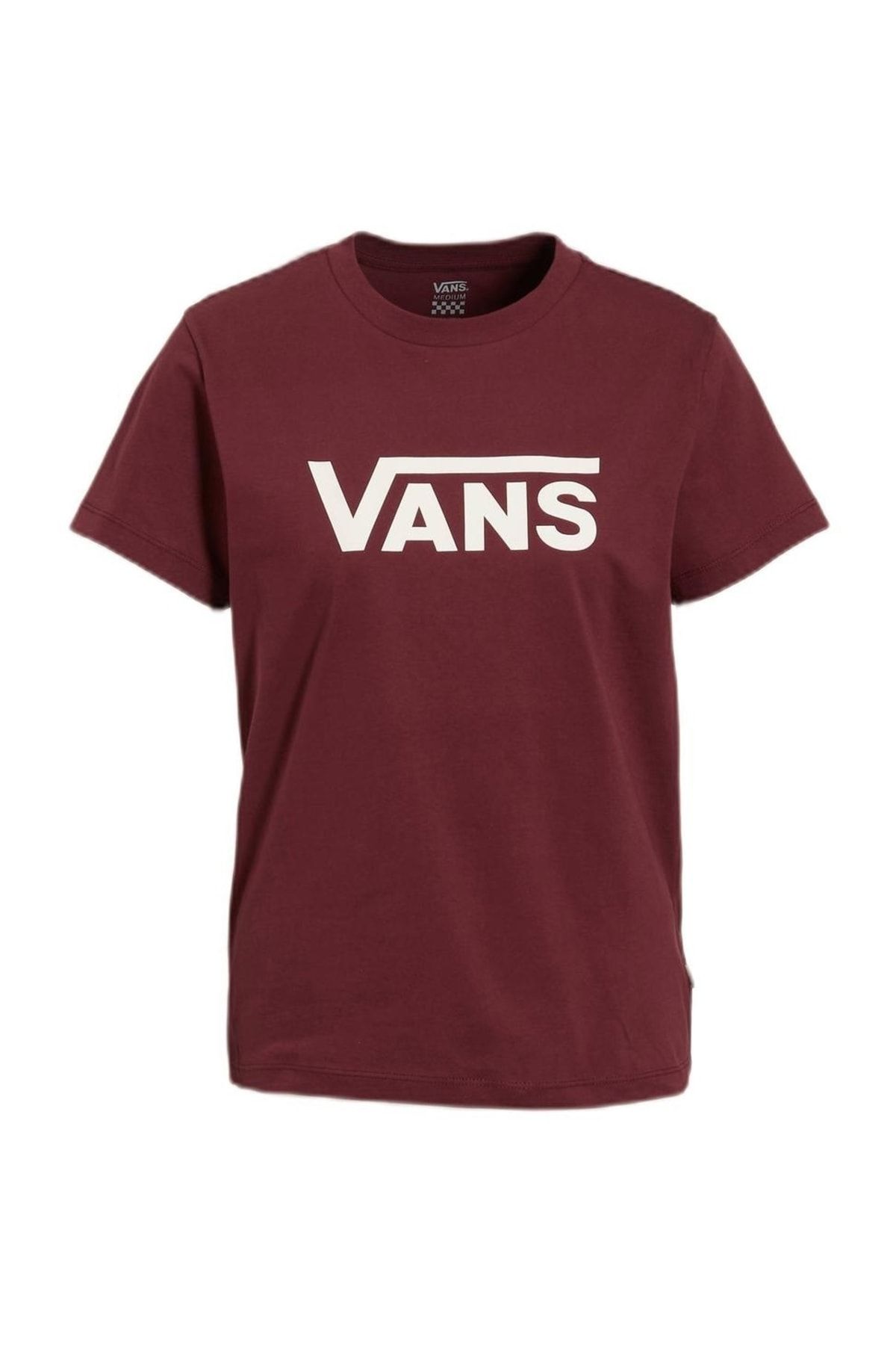 تی شرت قرمز یقه گرد طرح چاپی مدل ساده آستین کوتاه مردانه ونس Vans (برند آمریکا)