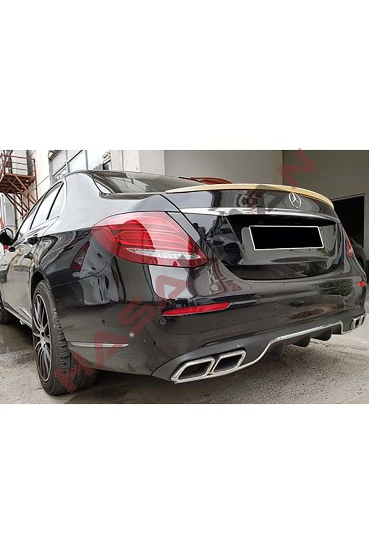 HasAkman Mercedes W213 Bagaj Üstü Anatomik Spoiler Boyasız 2017 2018 2019 2020 2021 Ithal E Serisi