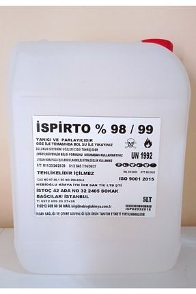 Ispirto Şeffaf Eko 20 Lt İŞE20