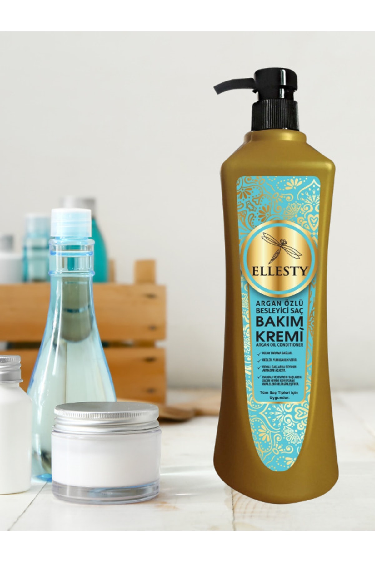 Argan Yağı Saç Kremi 900ml — تصویر 5 از 7