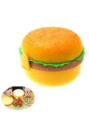 Hamburger Tasarımlı Beslenme Kabı 24242402819