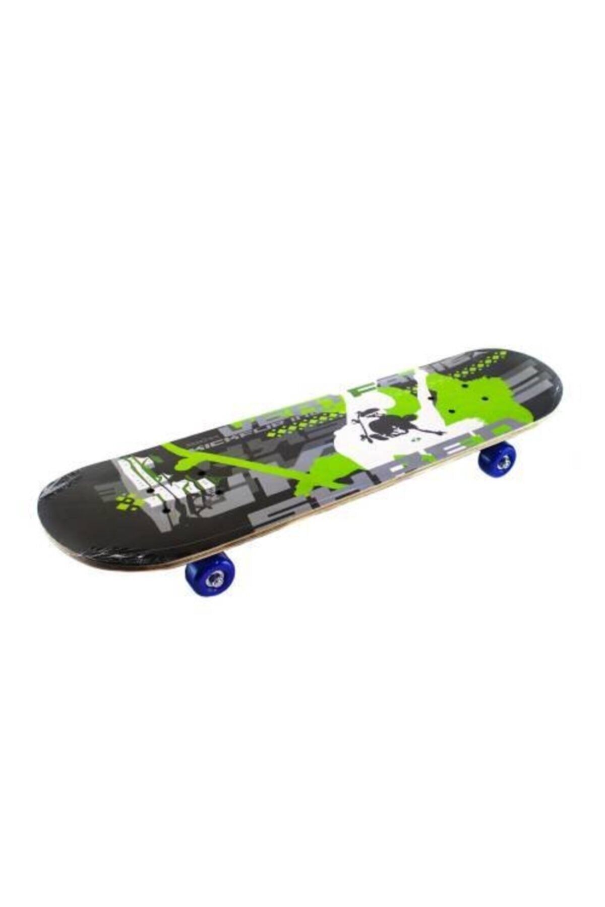 Desenli Ahşap İç Bükey Büyük Boy Kaykay 78 cm - 4