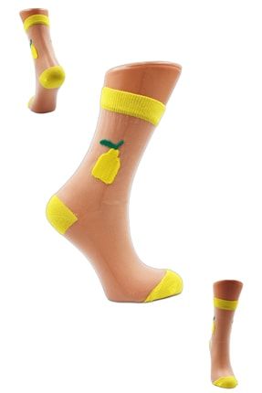 Kadın Desenli Tül Çorap KÇ-TUL