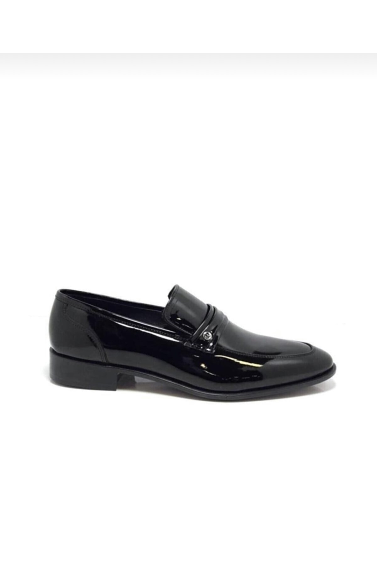 Pierre Cardin 7037 Erkek Siyaj Rugan Bağcıksız Klasik Ayakkabı