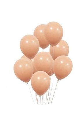 10 Adet Makaron Soft Somon Renk Balon-pastel-soft Balon-dogum Günü Parti Balonları TYC00480852504