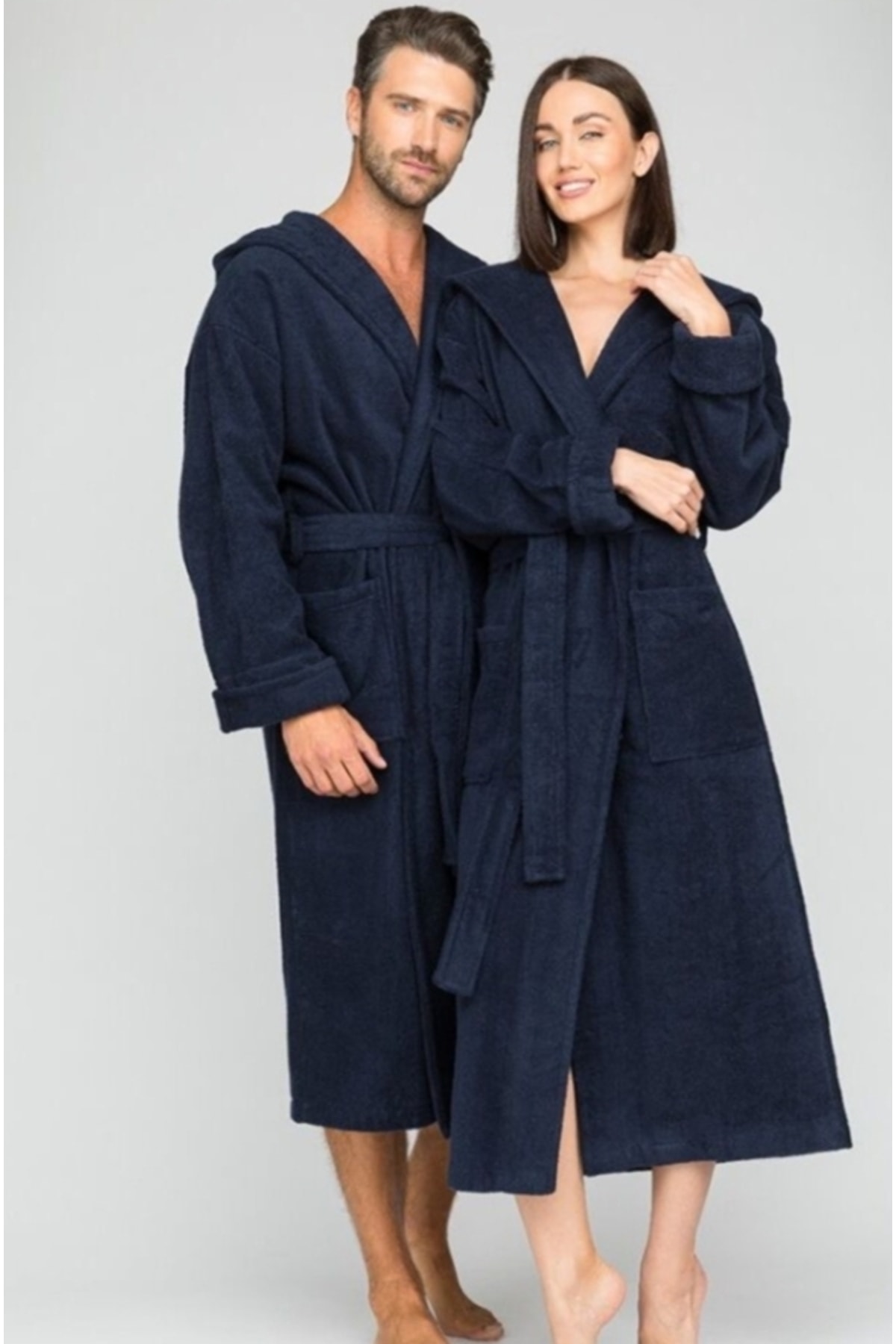 Bornoz Unisex Lacivert — görsel 2