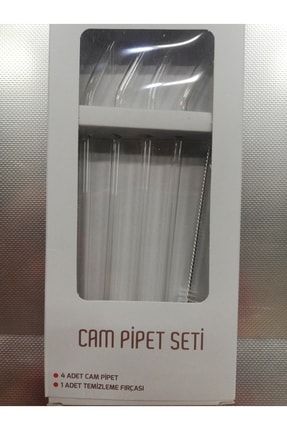 6 Adet Şeffaf Cam Pipet-eğimli Cam Pipet DCRLAND-25