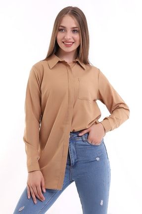 Basic Cepli Kadın Gömlek gmlk3