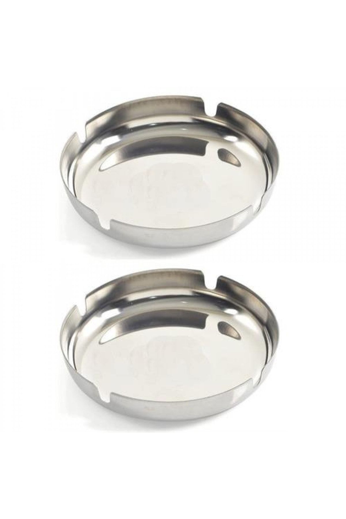 Transformacion-Stainless Metal Ashtray - Pack of 2 1