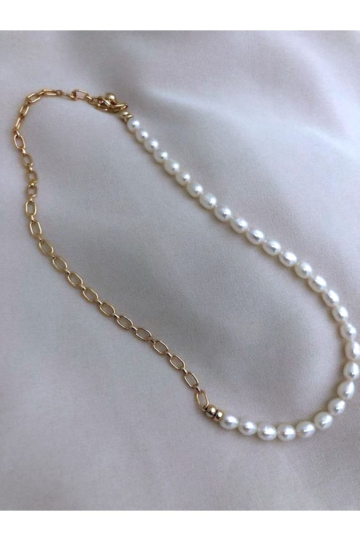 White gold plated on sale chain