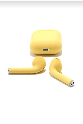 I12 Sarı Iphone Android Uyumlu Universal Bluetooth Kulaklık Hd Ses Kalitesi 0945347310220