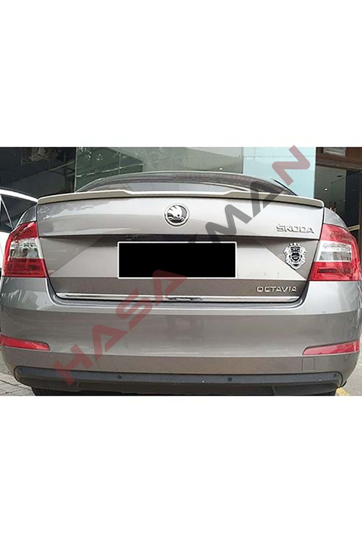 HasAkman Skoda Octavia Mk3 Bagaj Üstü F80 Spoiler Boyalı 2013 2014 2015 2016 2017 2018 2019 2020 Ithal