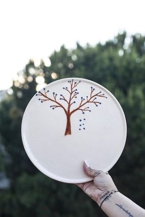 Handmade Nazar Ağacı Tabak ALA89