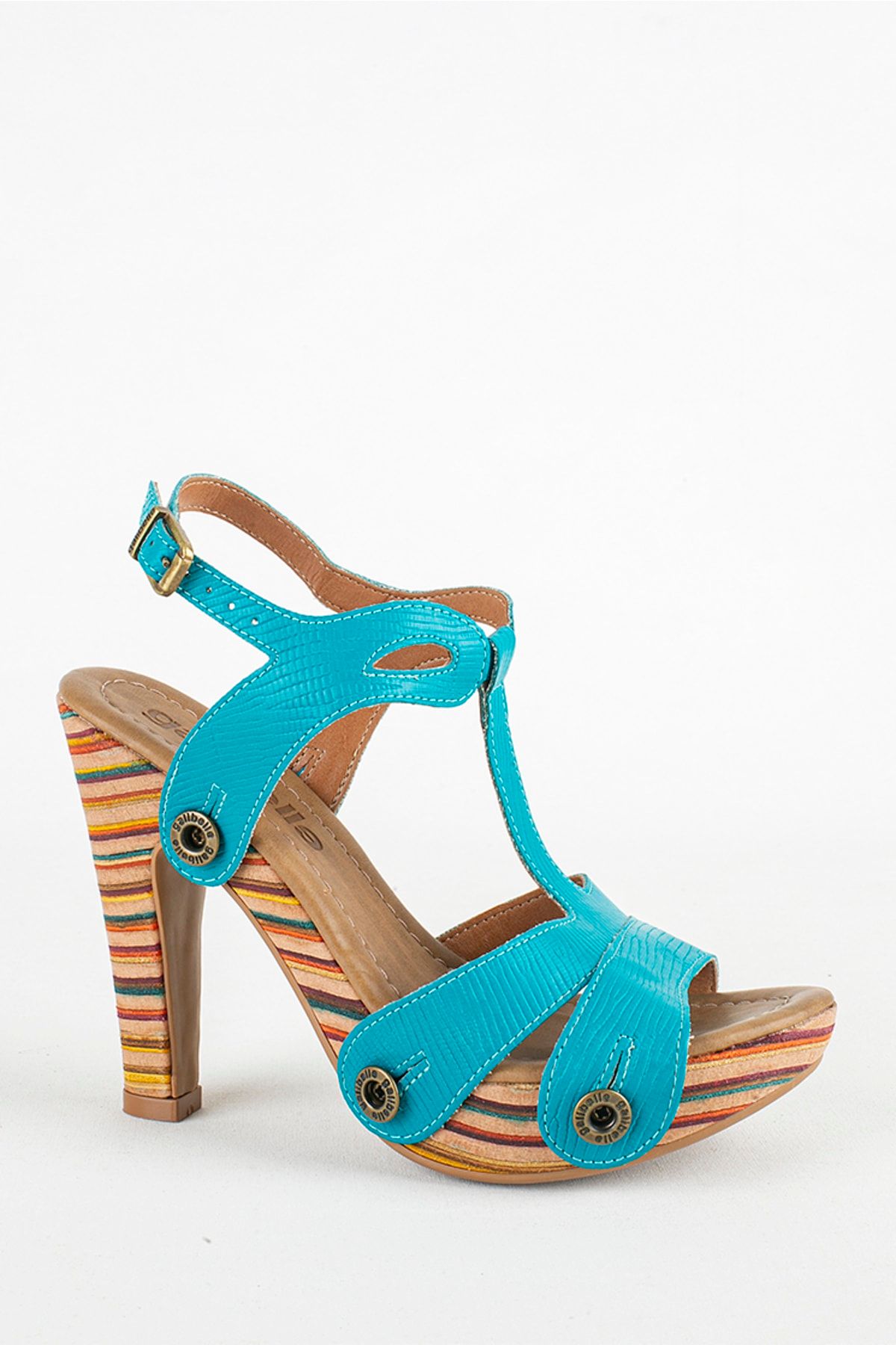Galibelle-Deise Imported Women's Comfortable & Light Heeled Sandals Available in 2 Different Models (Replaceable Leather Upper Part) 3