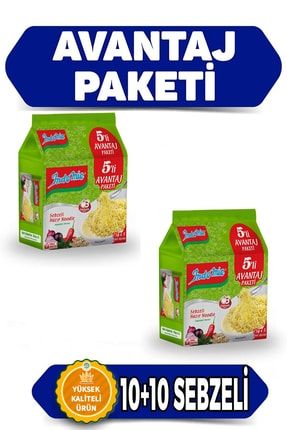 Sebzeli Hazır Noodle 10 'lı Avantaj Paket Banadaşifa-Sebzeli-10luset