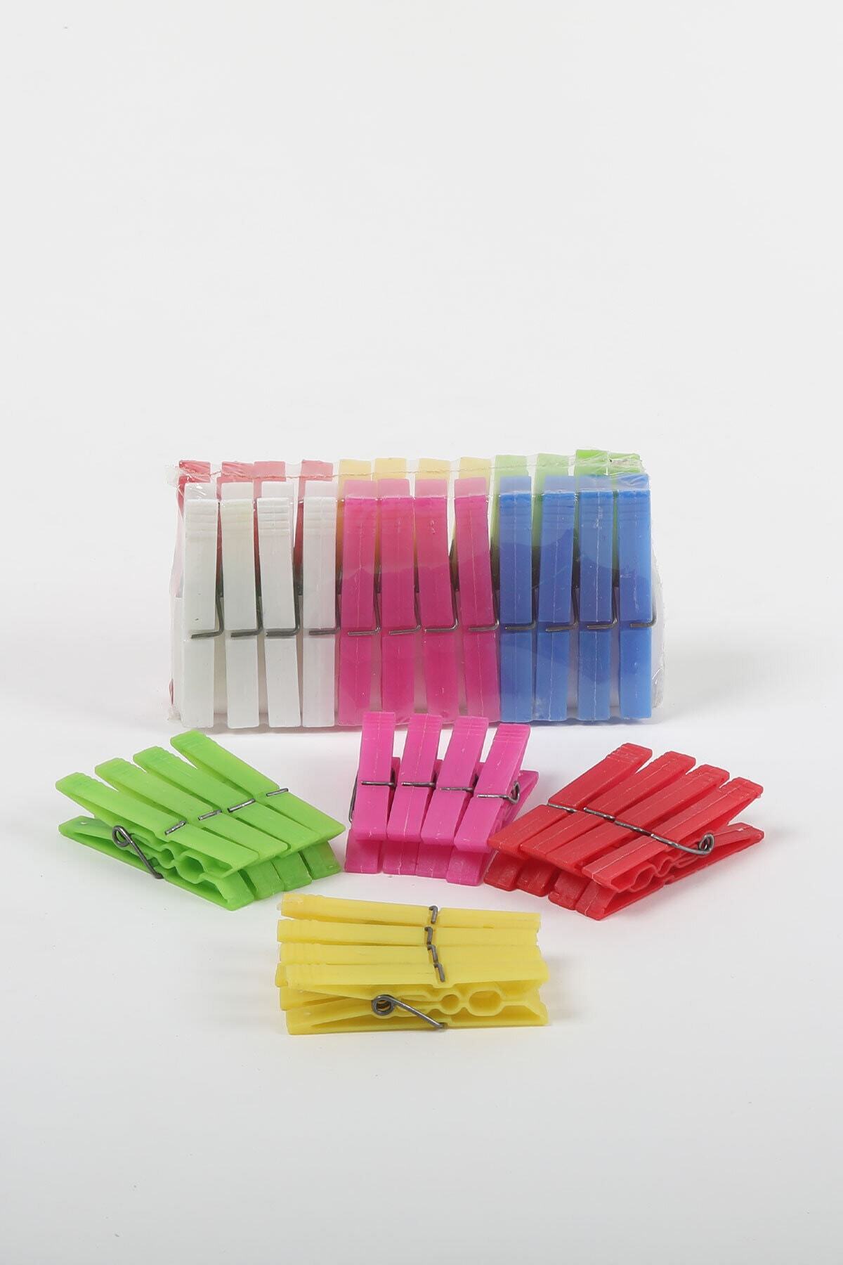 ADCO Lüx Çamaşır Mandalı Çelik Yaylı 24 Adet Çamaşır Mandalı Ad124