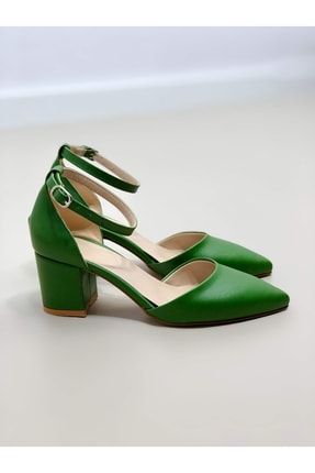 Carissa Yeşil Renk Topuklu Kadın Ayakkabı 2459-299