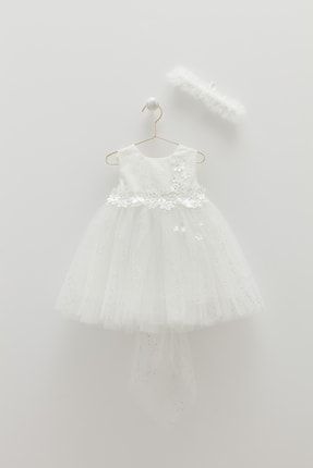 Kız Bebek Parti Doğum Günü Abiye/bandanalı Tütü Etekli Prenses Elbise (DRESSES) Mendil Hediyeli ARD.ELB8237