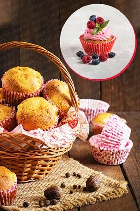 Kek Kapsülü Cupcake Muffin Kağıdı 100 Adet ARS-ATM-1