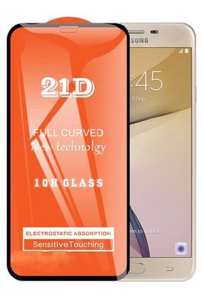 Samsung Galaxy J7 Prime Uyumlu Ekran Koruyucu 21d Tam Kaplayan Gold RSN9018000000686
