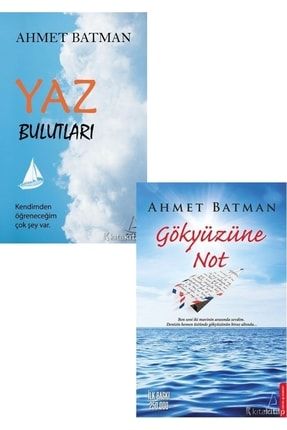 Yaz Bulutları - Gökyüzüne Not - Ahmet Batman 2 Kitap Set AHMTBTMN12ST