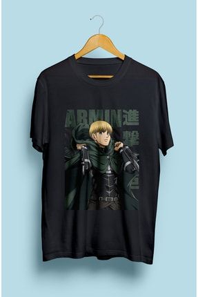 Attack On Titan Armin Arlert Anime Karakter Baskılı Tasarım Tişört AKRB0423T