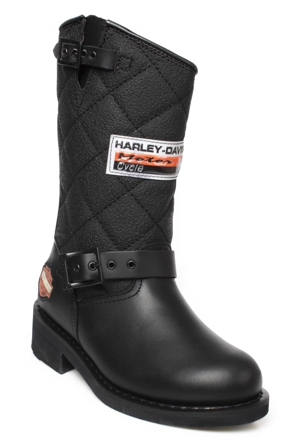 چکمه های یونیسکس مشکی Laconia 644 Harley Davidson