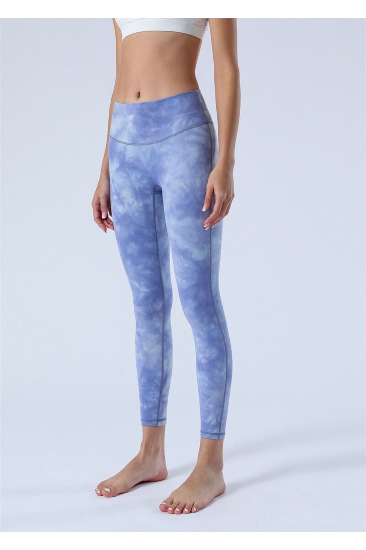 Donna Liberta Women's Fitness Workout High Waist Fitness Yoga Leggings Tie  Dye Print Sportswear Leggings - Trendyol