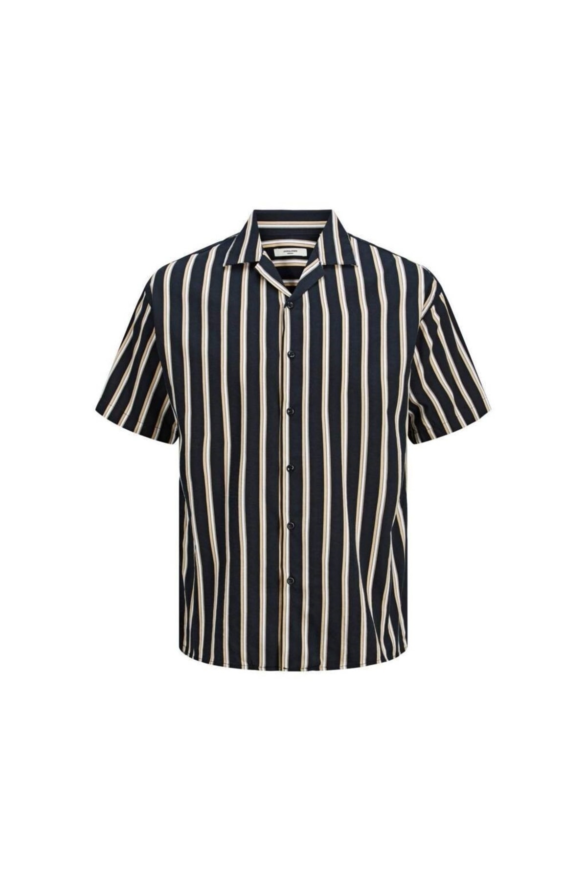 پیراهن آستین کوتاه جک جونز مدل Blatropic Resort Relax کد 12202240-BLK جک اند جونز پیراهن Jack & Jones