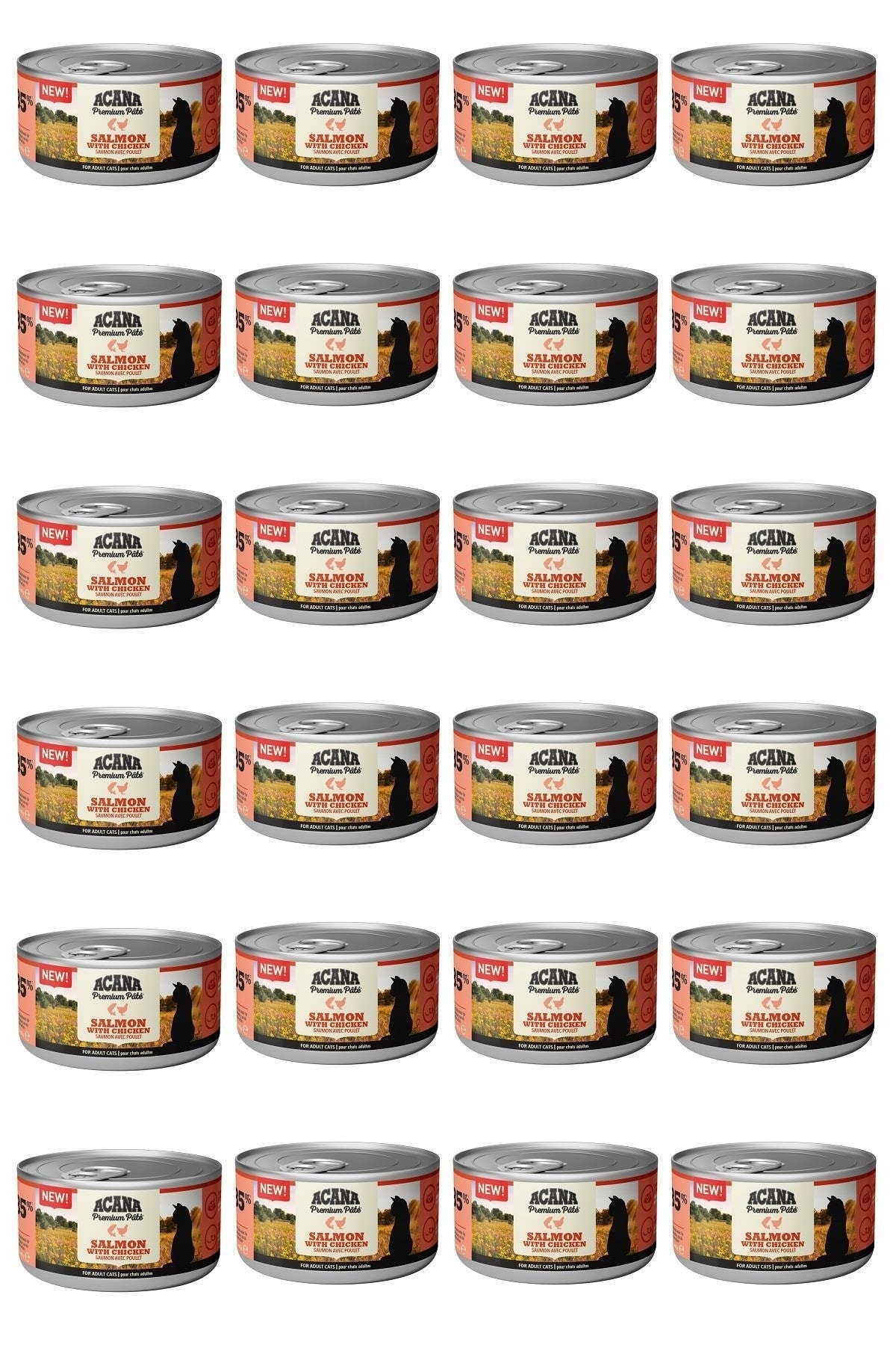 Acana Premium Pate (ezme) Somon Balıklı Ve Tavuklu Kedi Konservesi 85 Gr X 24 Adet