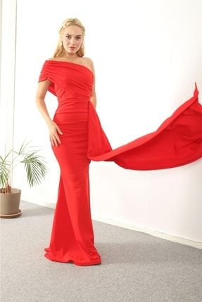 Kırmızı Kadın Elbise KB9986