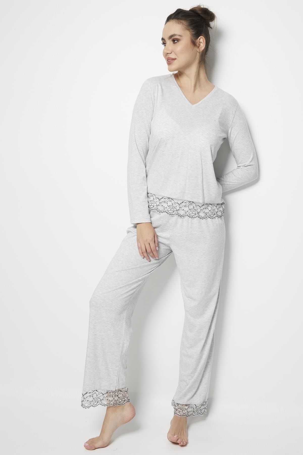 Doremi-Costum de pijama romantică Noul sezon (pachet economic de 7 bucăți) 3