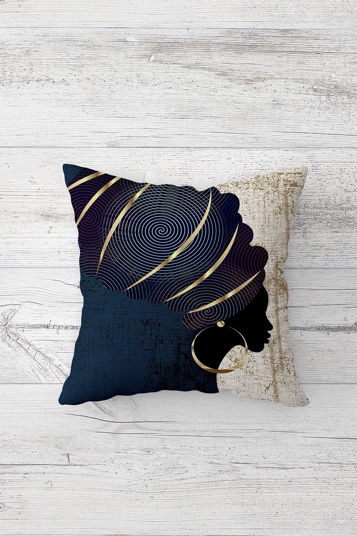 on the clouds Cushion Cushion Cover Dark blue 1 Trendyol