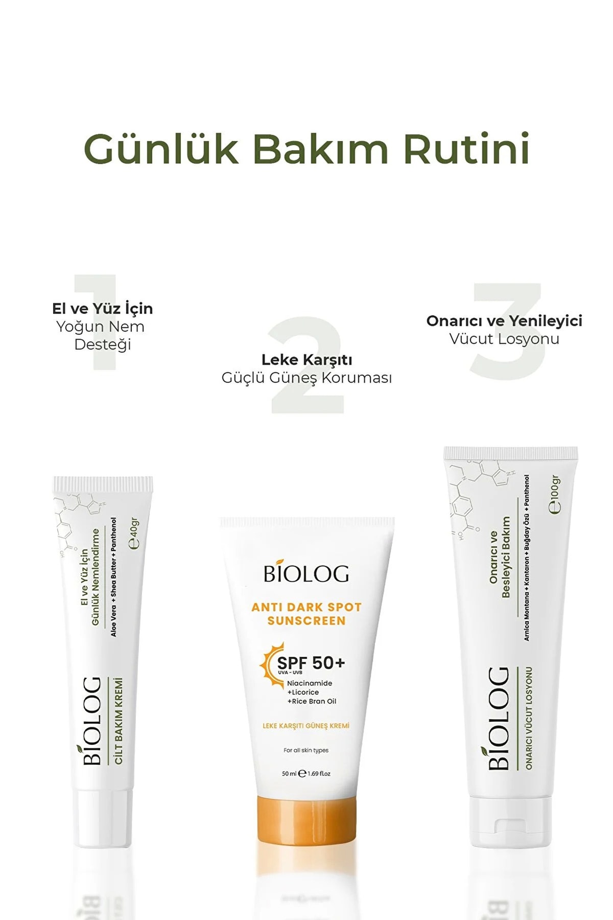 Leke Karşıtı Güneş Koruyucu Krem Seti Spf 50+ (2 X 50ml) — 6896 — تصویر 6 از 6