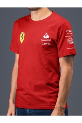 Scuderia Ferrari F1 Team 2022 V1 Kırmızı T-shirt ZEP1324